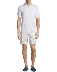 Peter Millar Soft Touch Cotton Shorts Stone