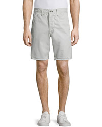 rag & bone Standard Issue Twill Shorts Pale Gray