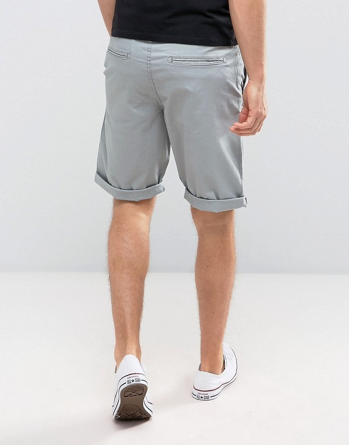 tapered chino shorts