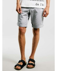 Topman Grey Chino Shorts