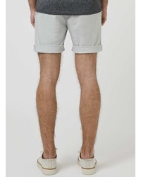 Topman Grey Stretch Skinny Chino Shorts