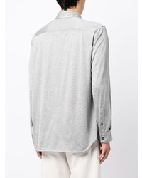 Brioni Long Sleeve Silk Blend Shirt