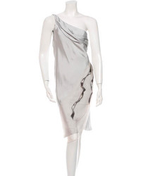 Nina Ricci Silk One Shoulder Dress