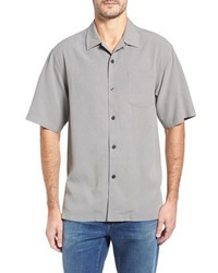 Tommy Bahama Java Dobby Original Fit Silk Camp Shirt