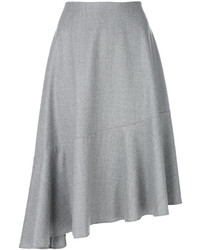 Carven Asymmetric Flared Skirt