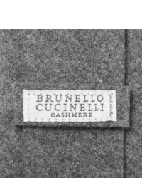 Brunello Cucinelli 8cm Mlange Wool Silk And Cashmere Blend Tie