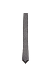 Givenchy Black And Grey Jacquard Chain Blade Tie