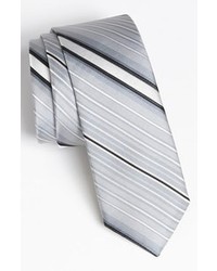 Calibrate Woven Silk Tie Grey Regular