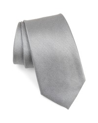Nordstrom Morton Silk Tie In Charcoal At