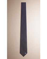 Burberry Slim Cut Patterned Silk Tie
