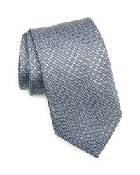 David Donahue Solid Silk X Long Tie In Charcoal At Nordstrom