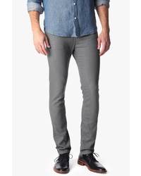 7 For All Mankind Paxtyn Skinny With Clean Pocket In Axle Grey