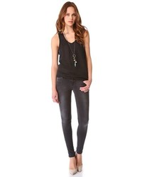 Anine Bing Double Zip Skinny Jeans 199 shopbop Lookastic