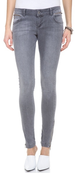 Anine Bing Double Zip Skinny Jeans 199 shopbop Lookastic