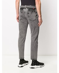 Off-White Belted Slim Jeans