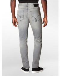 Calvin Klein Tapered Leg Marine Grey Wash Jeans