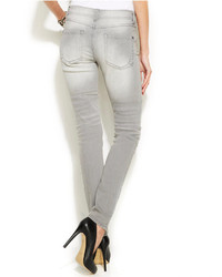 INC International Concepts Curvy Fit Skinny Jeans Shadow Grey Wash