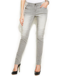 INC International Concepts Curvy Fit Skinny Jeans Shadow Grey Wash