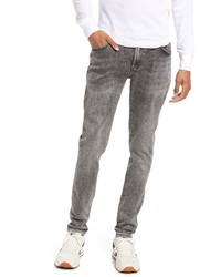 KUWALLA Essential Skinny Fit Stretch Cotton Blend Jeans In Grey At Nordstrom