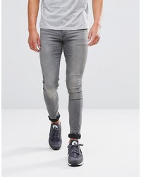 ASOS DESIGN Extreme Super Skinny Jeans Light Wash Grey