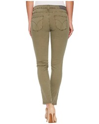 Calvin Klein Jeans Gart Dyed Ankle Skinny Pants In Ivy Mist Jeans