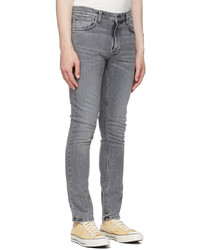 Nudie Jeans Grey Lean Dean Jeans
