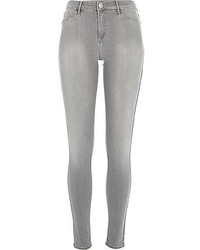 River Island Grey Molly Jeggings