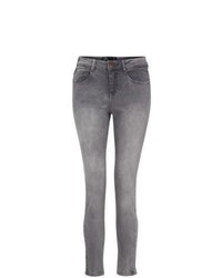 New Look 28in Grey Faded Skinny Jeans