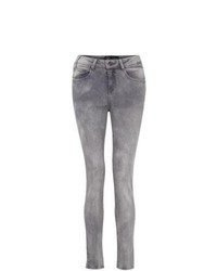 New Look 30in Grey Washed Skinny Jeans