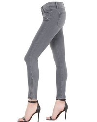 Paige Jane Zip Skinny Fit Stretch Denim Jeans