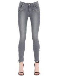 Paige Jane Zip Skinny Fit Stretch Denim Jeans