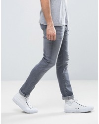 Esprit Skinny Fit Jeans In Mid Gray Wash