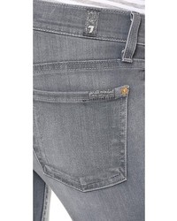 7 For All Mankind The Skinny Jeans With Ankle Zips
