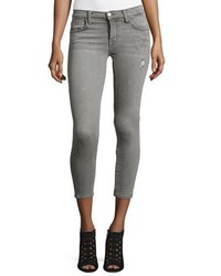 Current/Elliott The Stiletto Cropped Skinny Jeans Sellwood Destroy