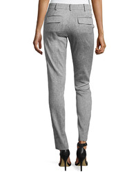 L.A.M.B. Stretch Skinny Pants Silver Gray