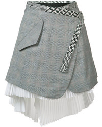 Sacai Asymmetric Wrap Skirt