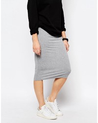 Boohoo Jersey Midi Skirt