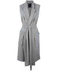 Lost Found Ria Dunn Sleeveless Belted Coat