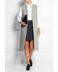 Topshop Unique Sleeveless Wool Blend Coat