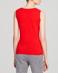 Bloomingdale's C By Sleeveless Cashmere Shell