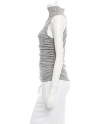 Elizabeth and James Sleeveless Ruched Top