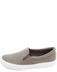 Charlotte Russe Canvas Slip On Sneakers