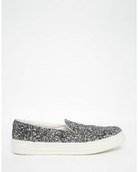 Asos Collection Doodle Slip On Sneakers
