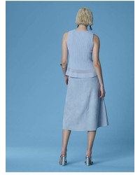 Diane von Furstenberg Patch Pocket Midi Skirt