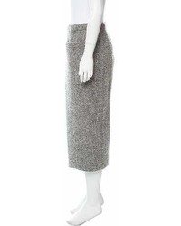 Sacai Wool Herringbone Skirt