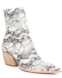 Matisse Caty Snake Print Leather Ankle Boots