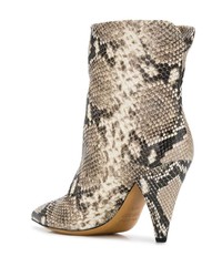 The Seller Pointed Snakeskin Effect Boots