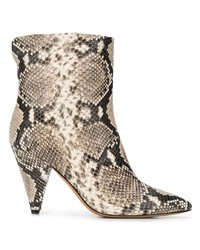 The Seller Pointed Snakeskin Effect Boots