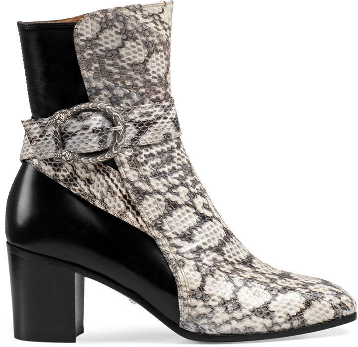 gucci snake boots womens
