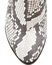 Lanvin Tasseled Python Boots